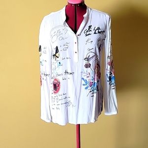 Desigual blouse Size L (fits more like a M)